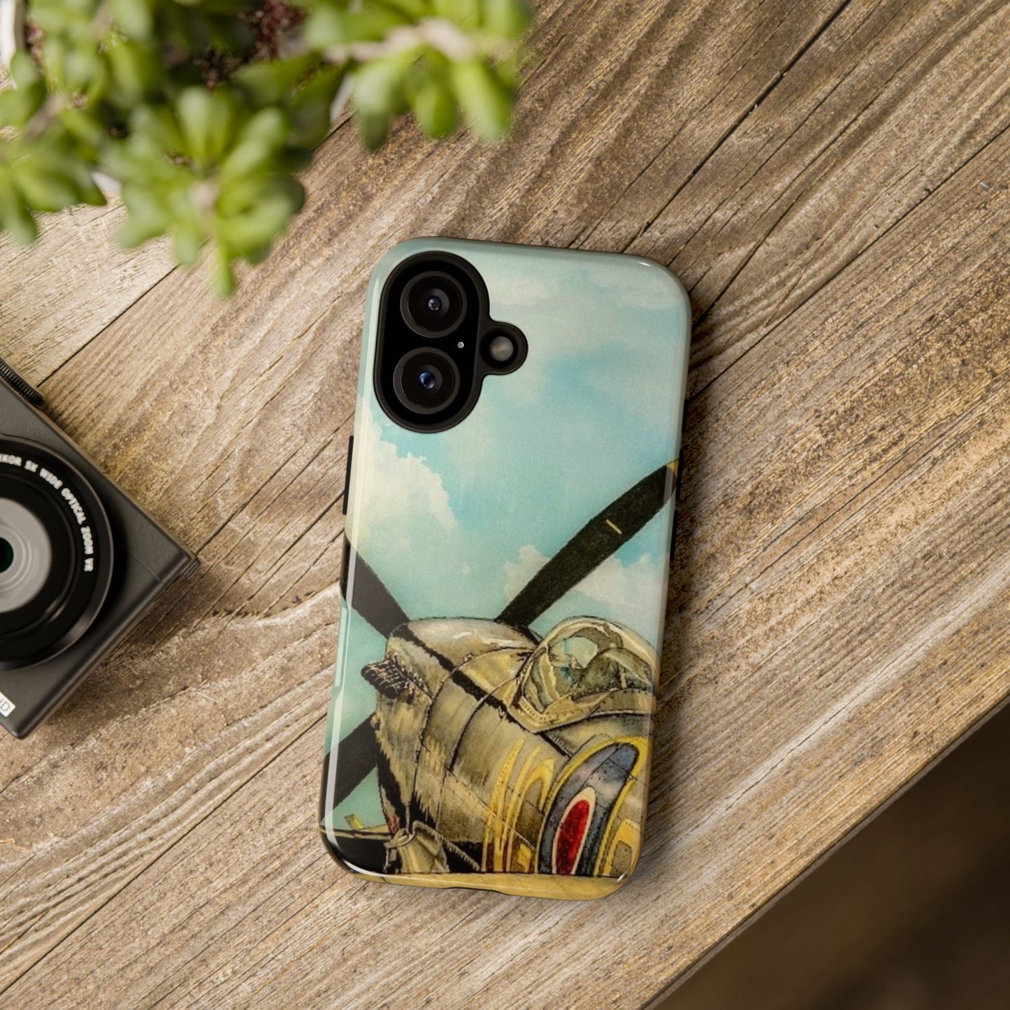 Vintage Airplane Tough Case - Durable Phone Cover for Aviation Enthusiasts - Aviation Art Print