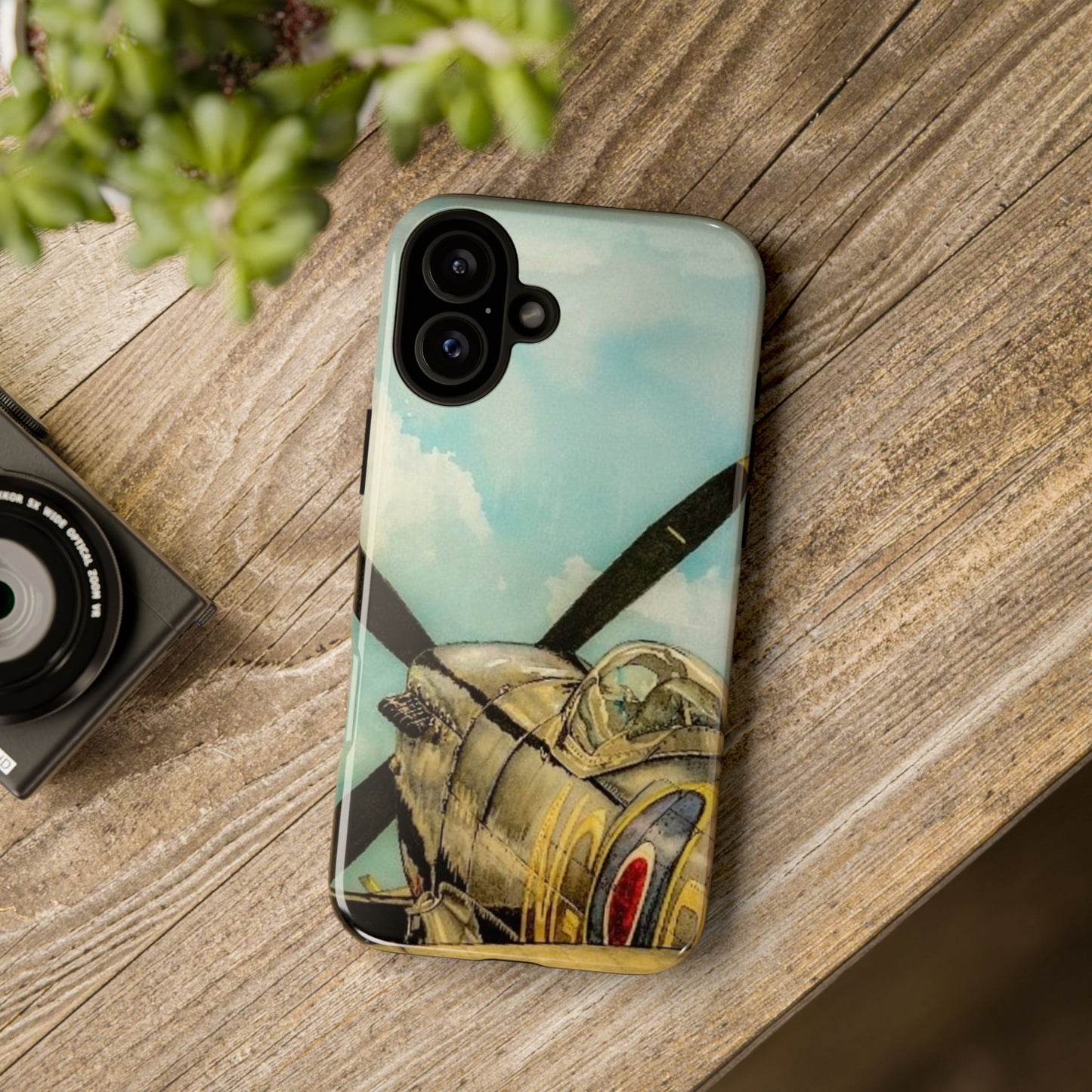 Vintage Airplane Tough Case - Durable Phone Cover for Aviation Enthusiasts - Aviation Art Print