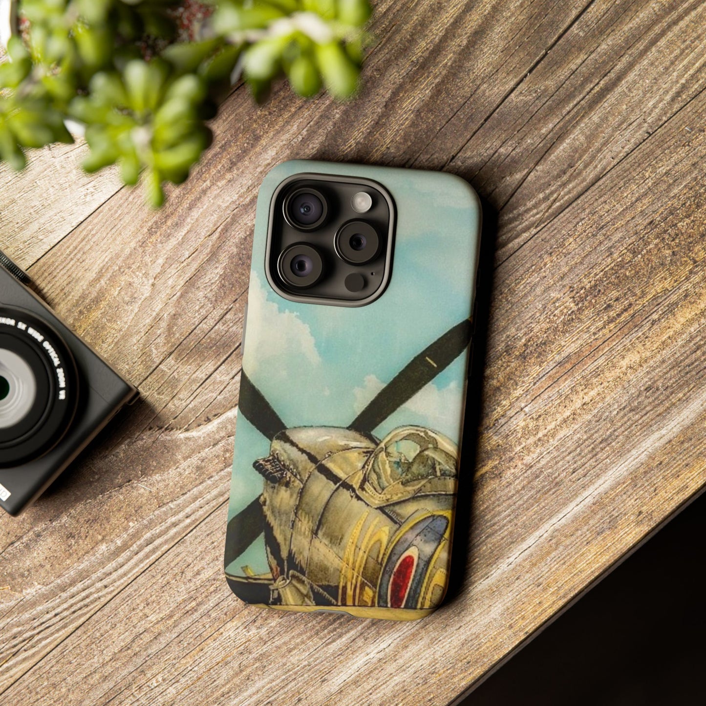 Vintage Airplane Tough Case - Durable Phone Cover for Aviation Enthusiasts - Aviation Art Print