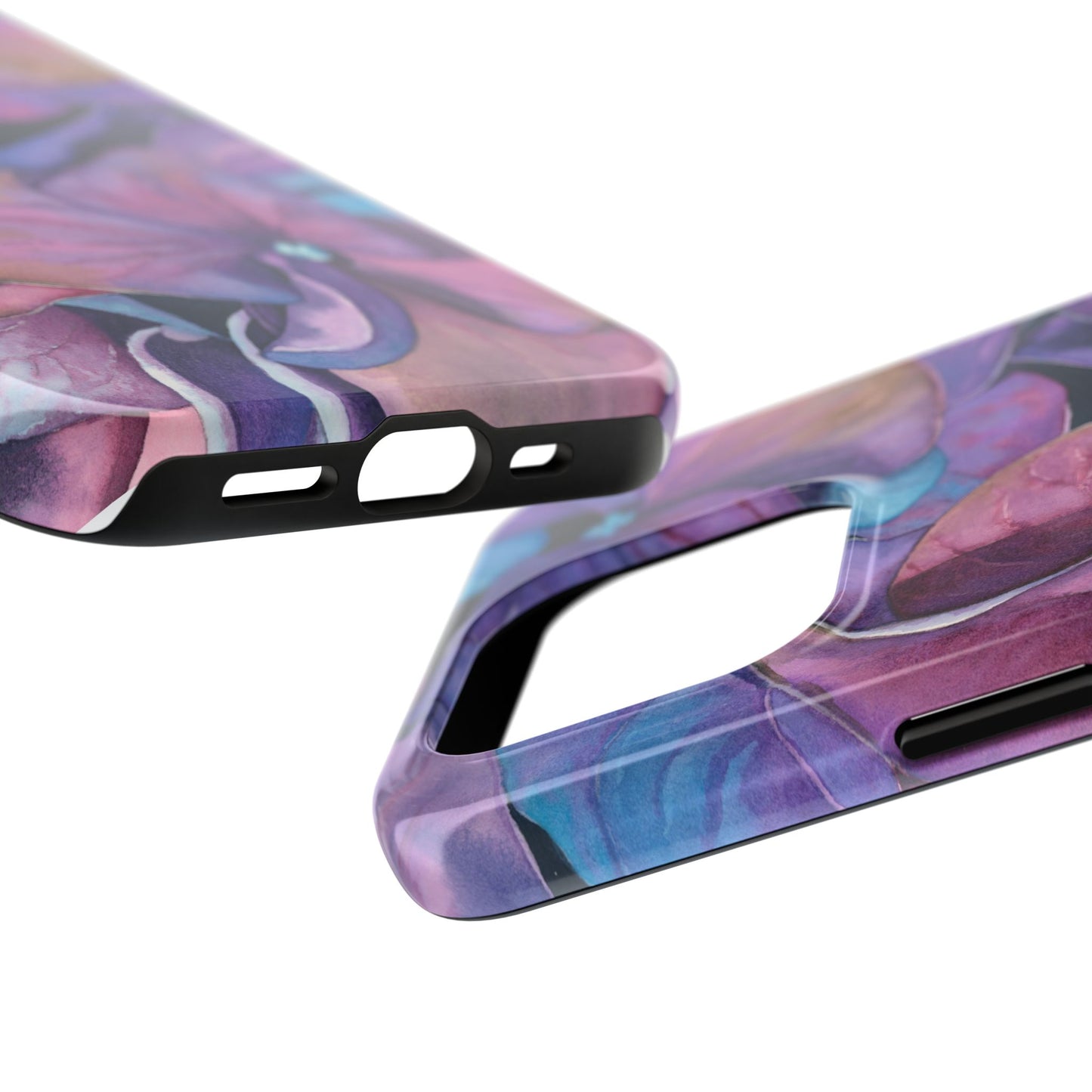 Floral Tough Phone Case - Stylish Protection for Nature Lovers - Floral Watercolor Print