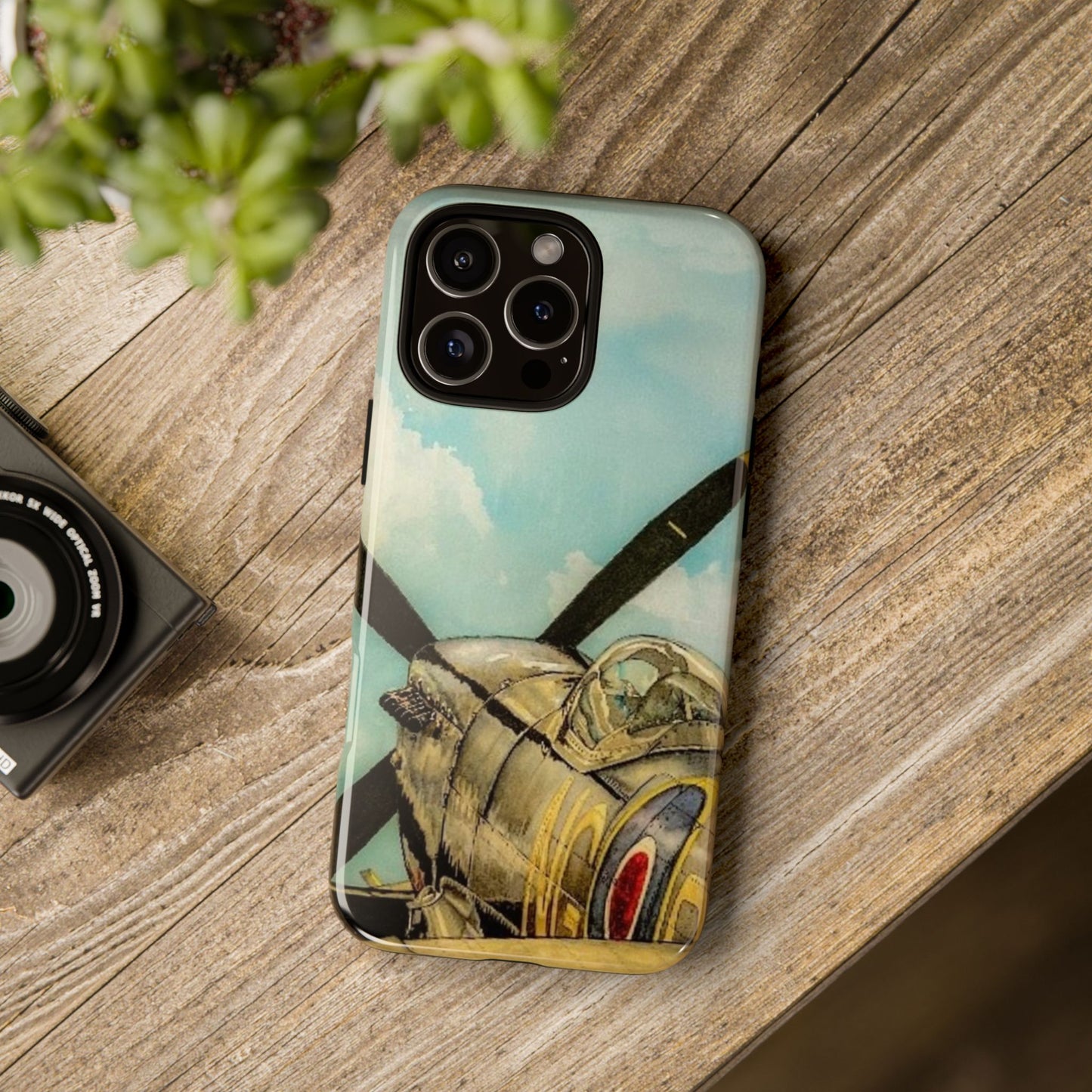 Vintage Airplane Tough Case - Durable Phone Cover for Aviation Enthusiasts - Aviation Art Print