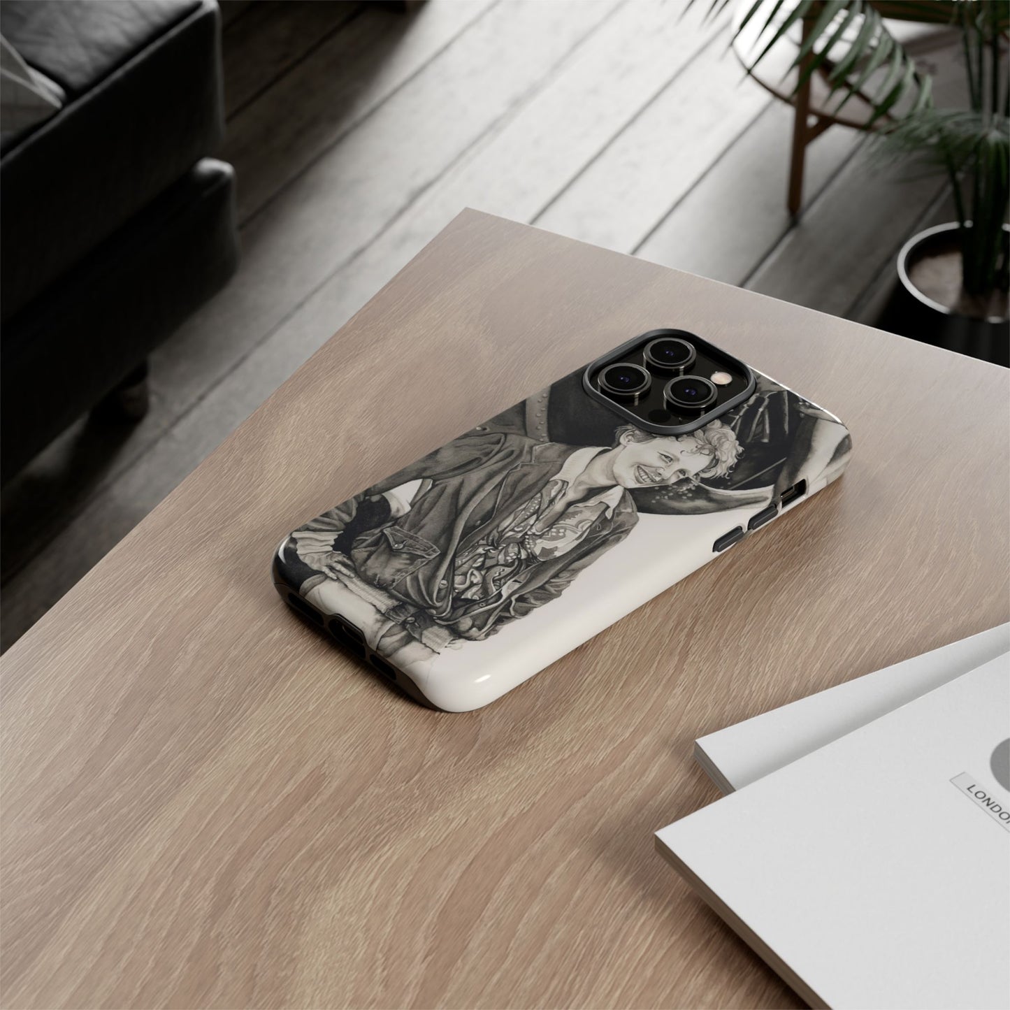 Adventure Spirit Phone Case with Vintage Pilot Design - Watercolor Art by Sarah Whyte