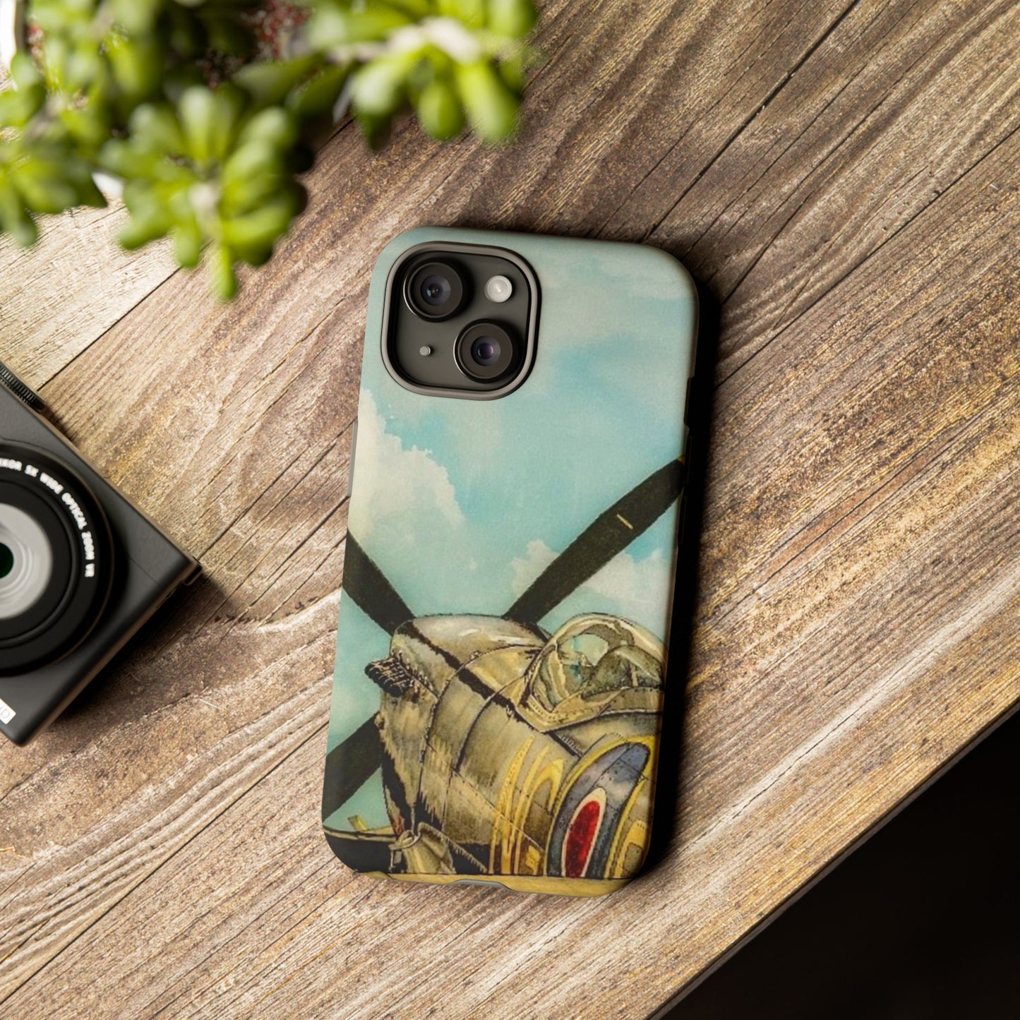 Vintage Airplane Tough Case - Durable Phone Cover for Aviation Enthusiasts - Aviation Art Print