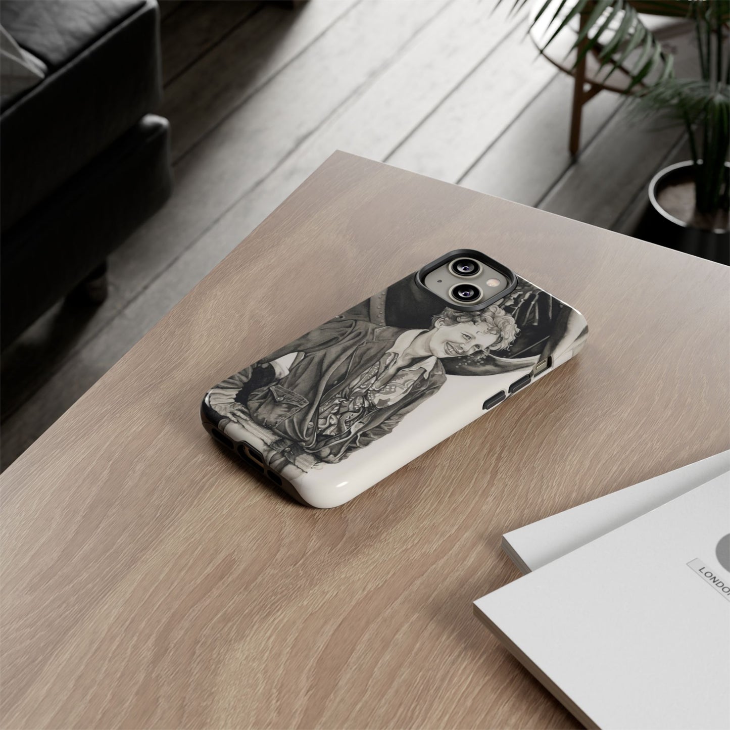 Adventure Spirit Phone Case with Vintage Pilot Design - Watercolor Art by Sarah Whyte