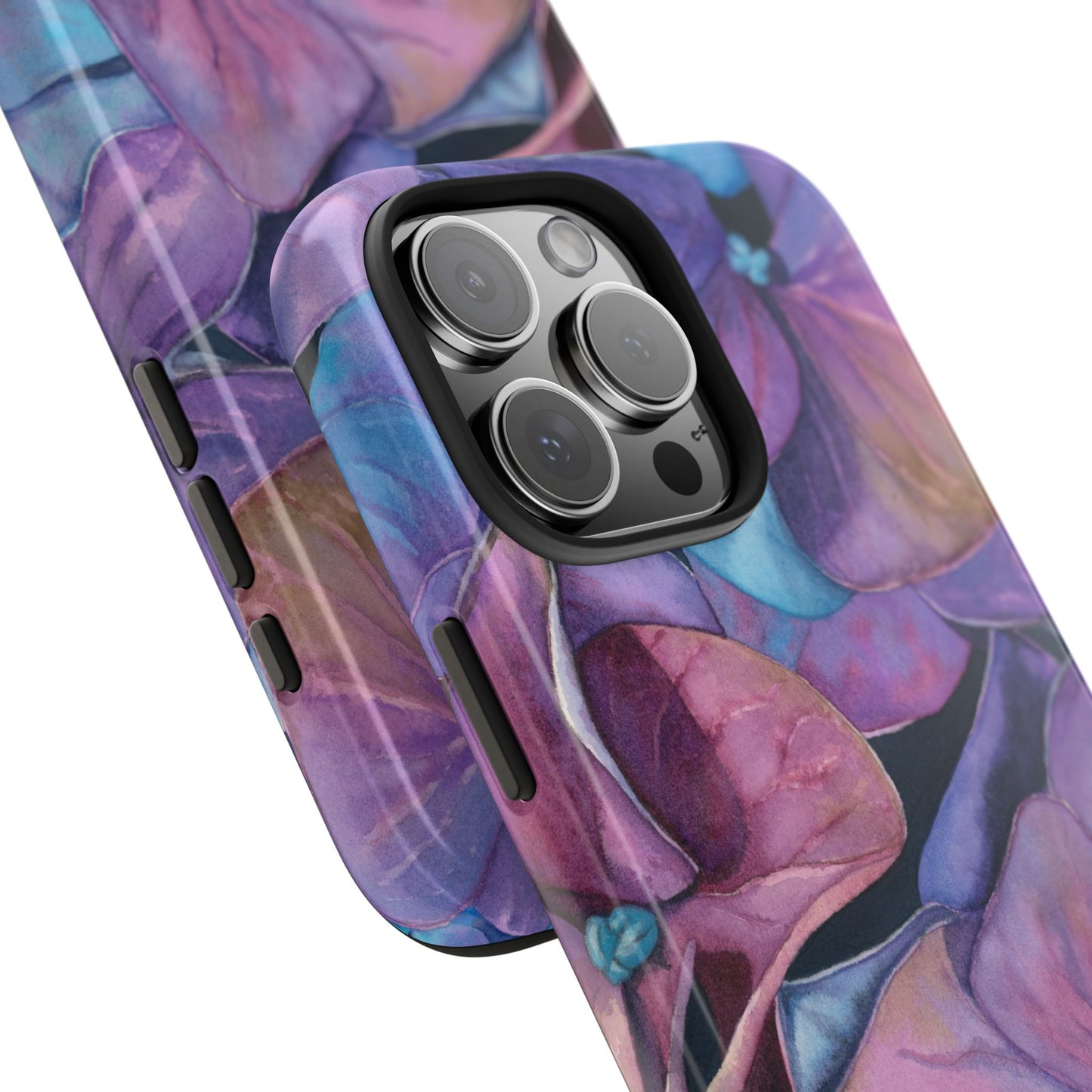 Floral Tough Phone Case - Stylish Protection for Nature Lovers - Floral Watercolor Print