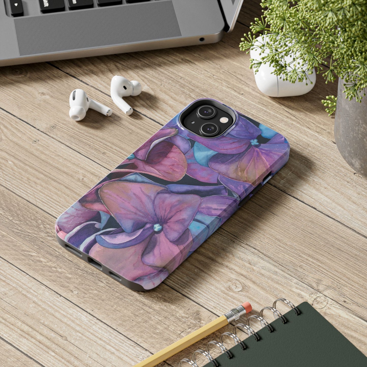 Floral Tough Phone Case - Stylish Protection for Nature Lovers - Floral Watercolor Print