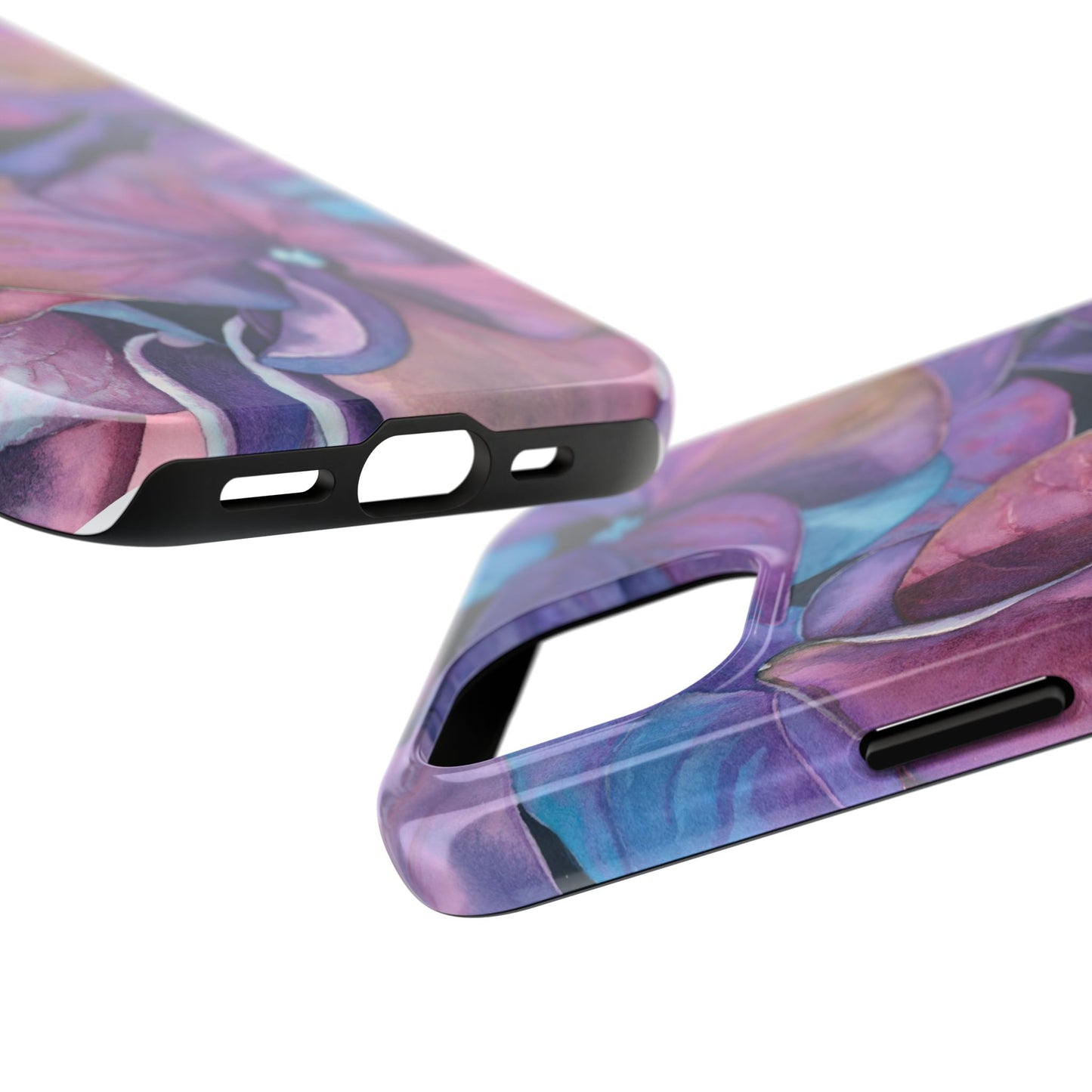Floral Tough Phone Case - Stylish Protection for Nature Lovers - Floral Watercolor Print
