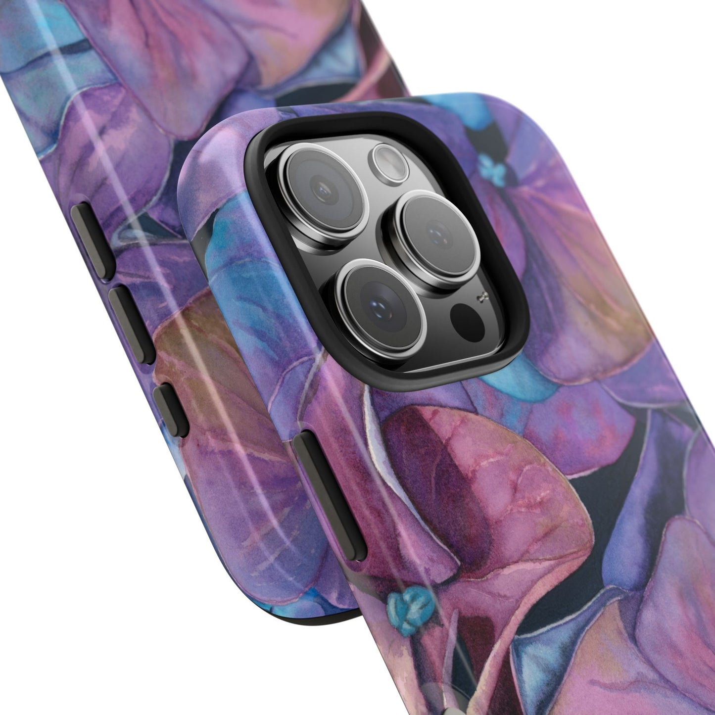 Floral Tough Phone Case - Stylish Protection for Nature Lovers - Floral Watercolor Print