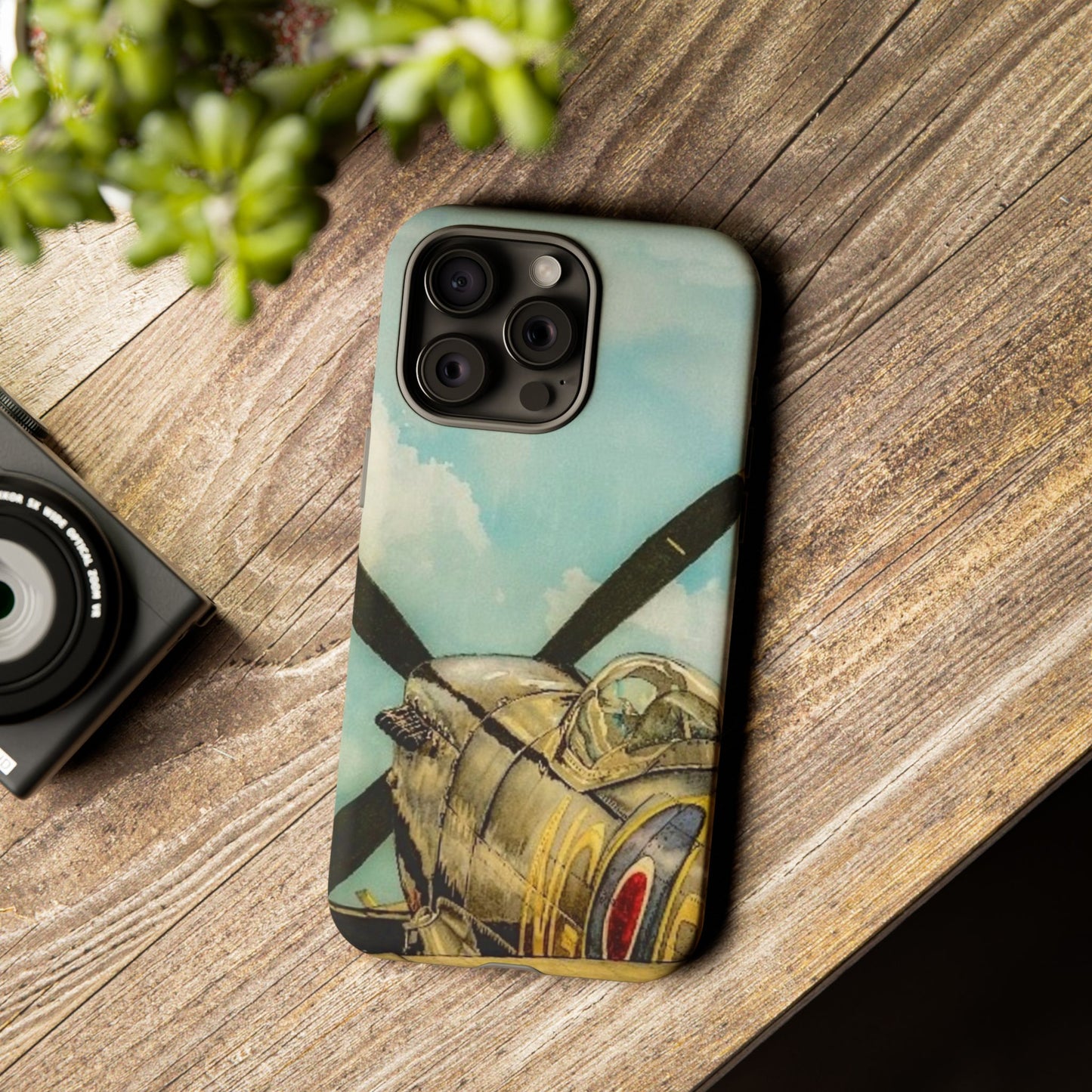 Vintage Airplane Tough Case - Durable Phone Cover for Aviation Enthusiasts - Aviation Art Print