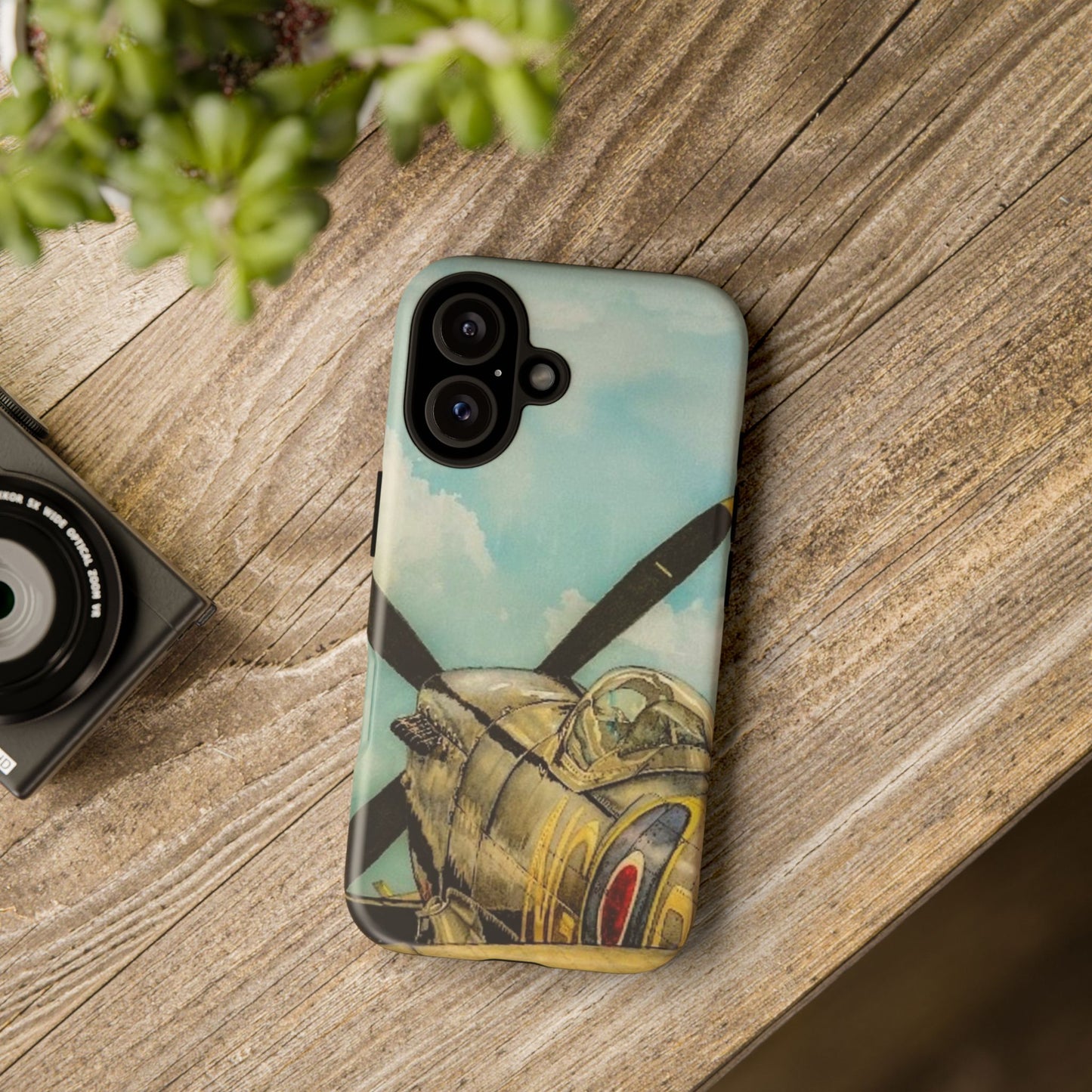 Vintage Airplane Tough Case - Durable Phone Cover for Aviation Enthusiasts - Aviation Art Print