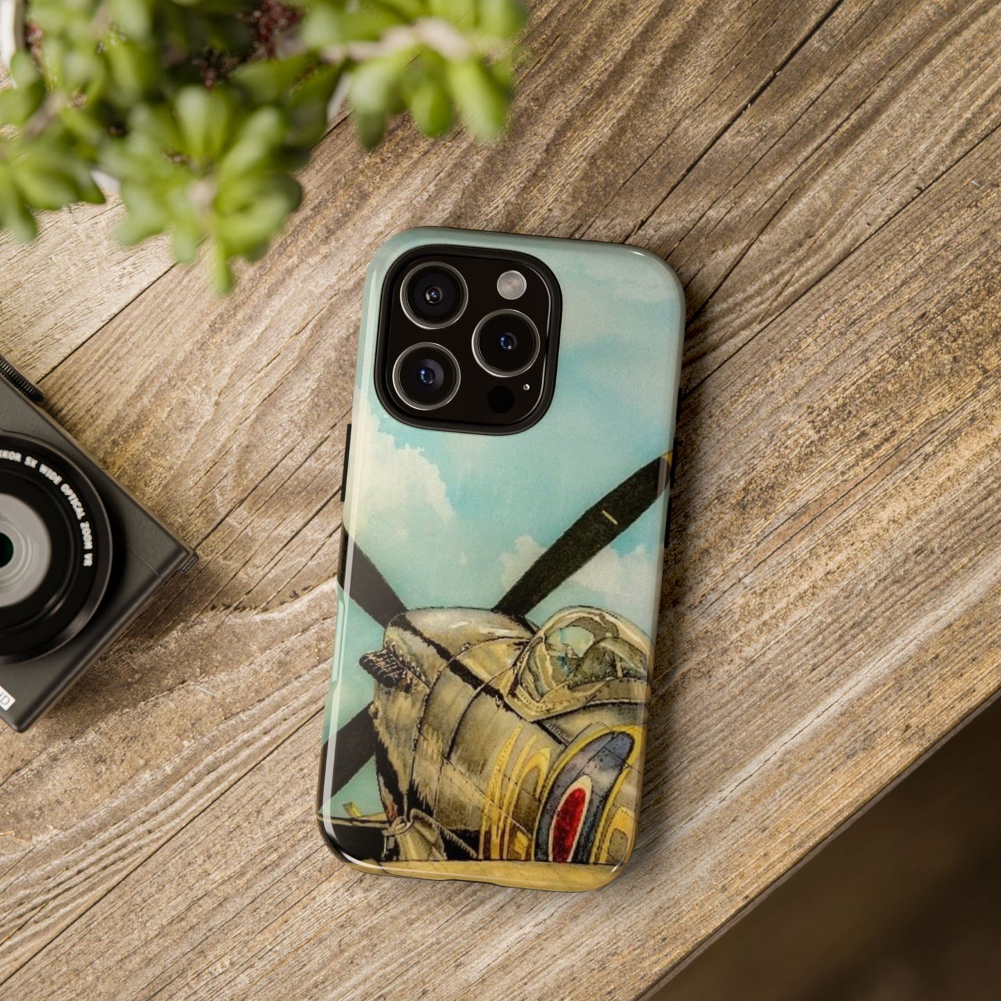 Vintage Airplane Tough Case - Durable Phone Cover for Aviation Enthusiasts - Aviation Art Print