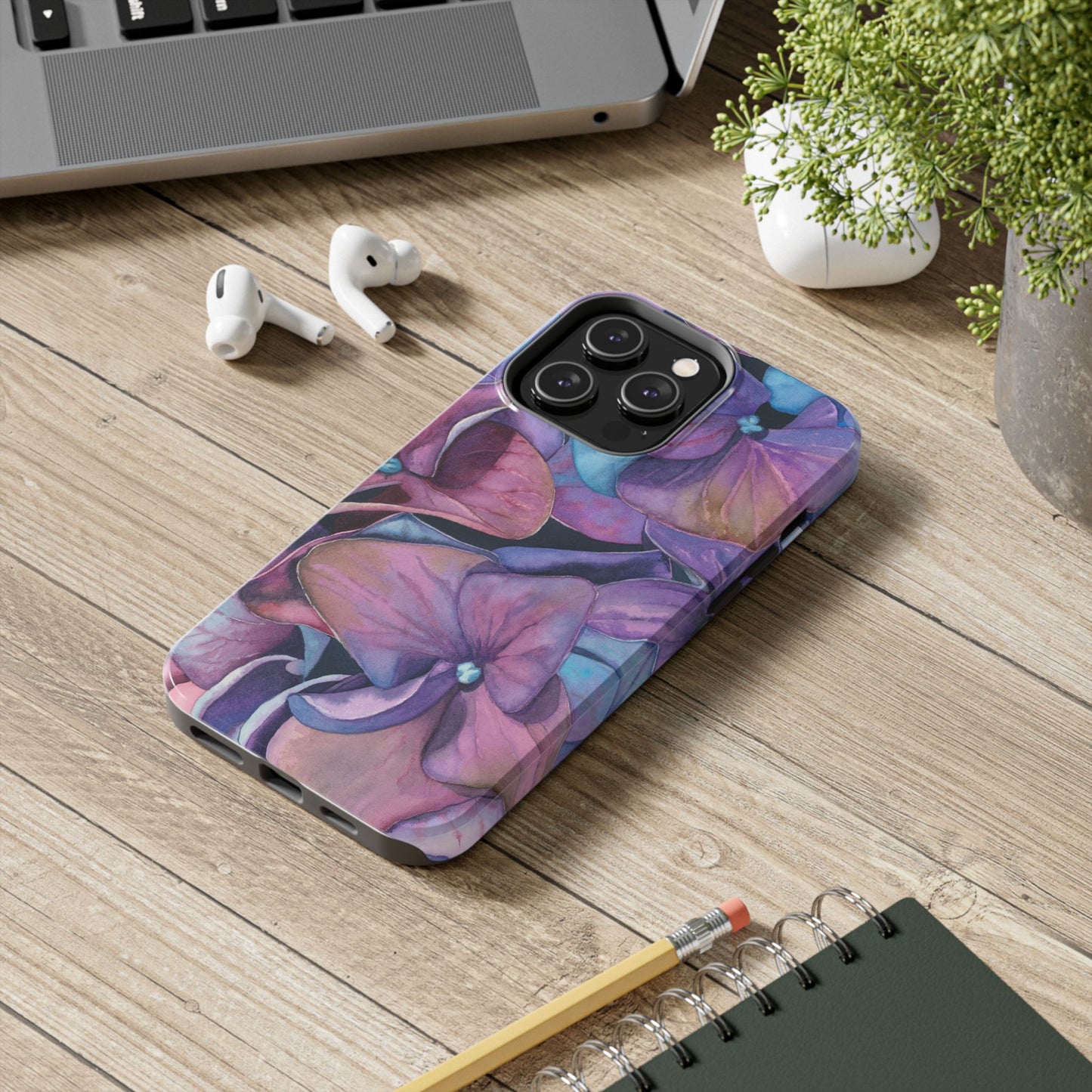 Floral Tough Phone Case - Stylish Protection for Nature Lovers - Floral Watercolor Print