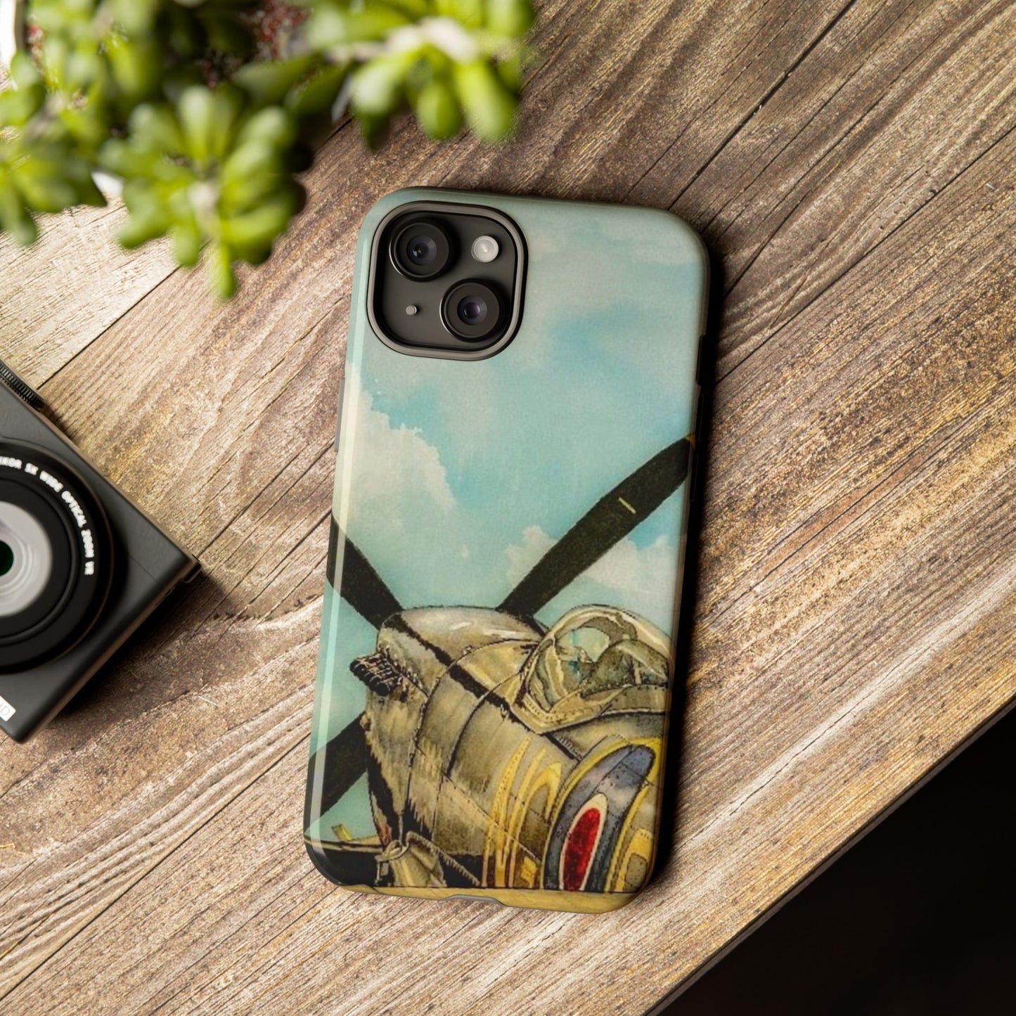 Vintage Airplane Tough Case - Durable Phone Cover for Aviation Enthusiasts - Aviation Art Print