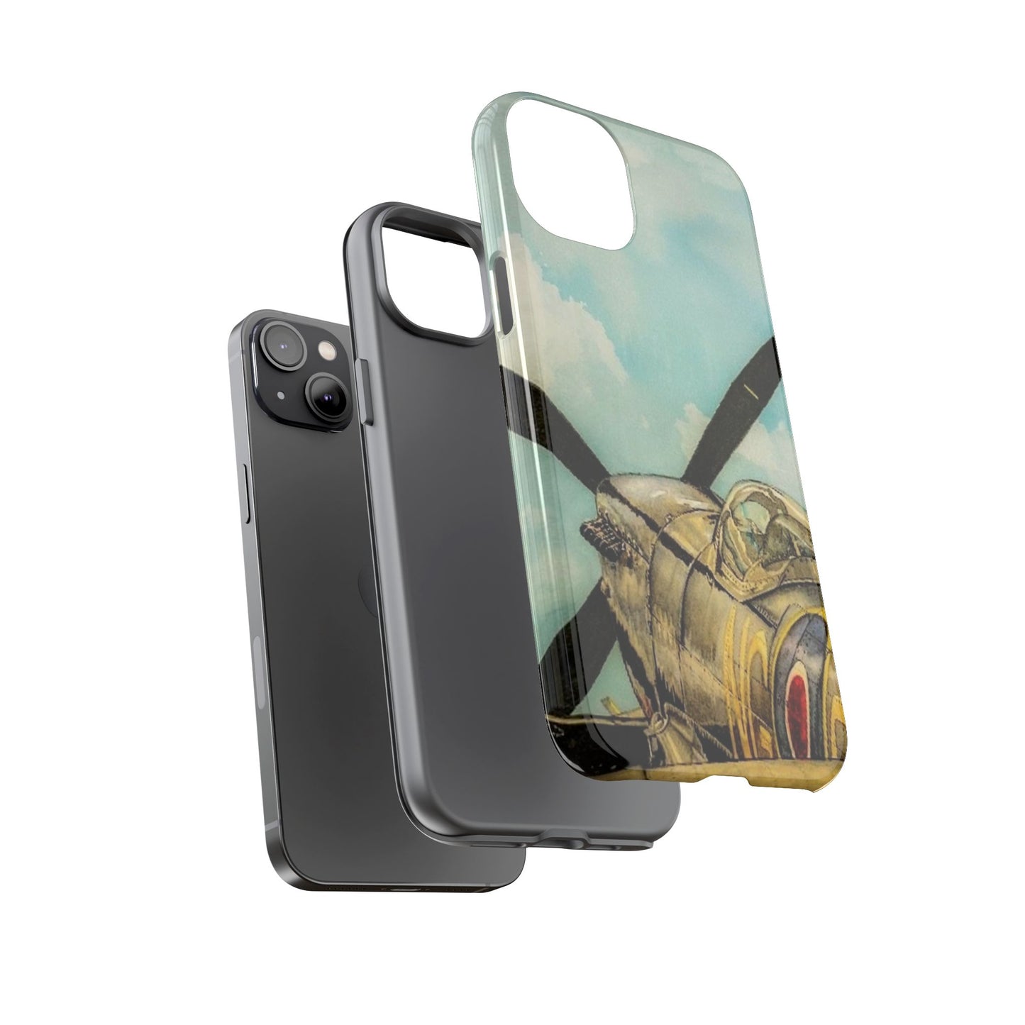 Vintage Airplane Tough Case - Durable Phone Cover for Aviation Enthusiasts - Aviation Art Print