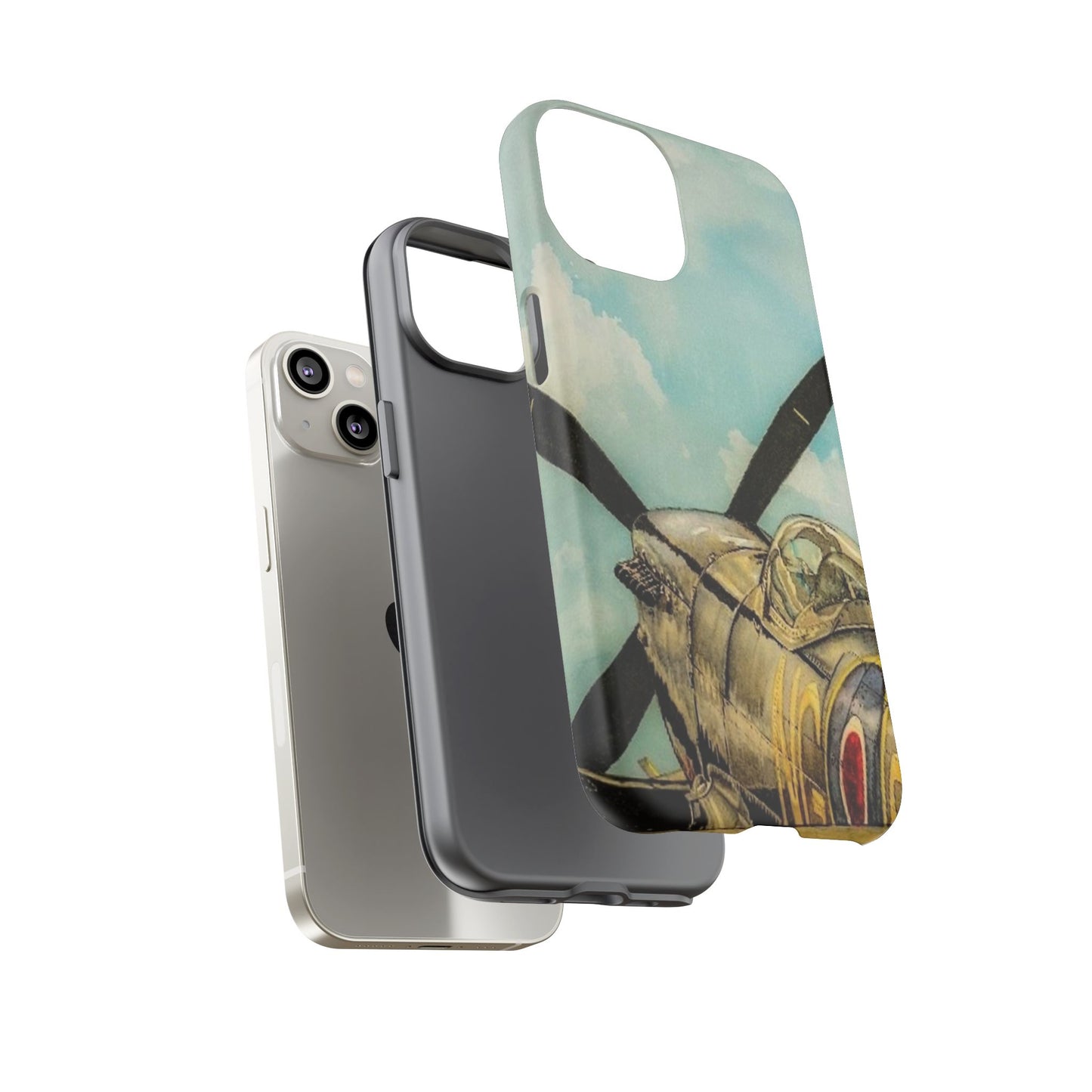 Vintage Airplane Tough Case - Durable Phone Cover for Aviation Enthusiasts - Aviation Art Print