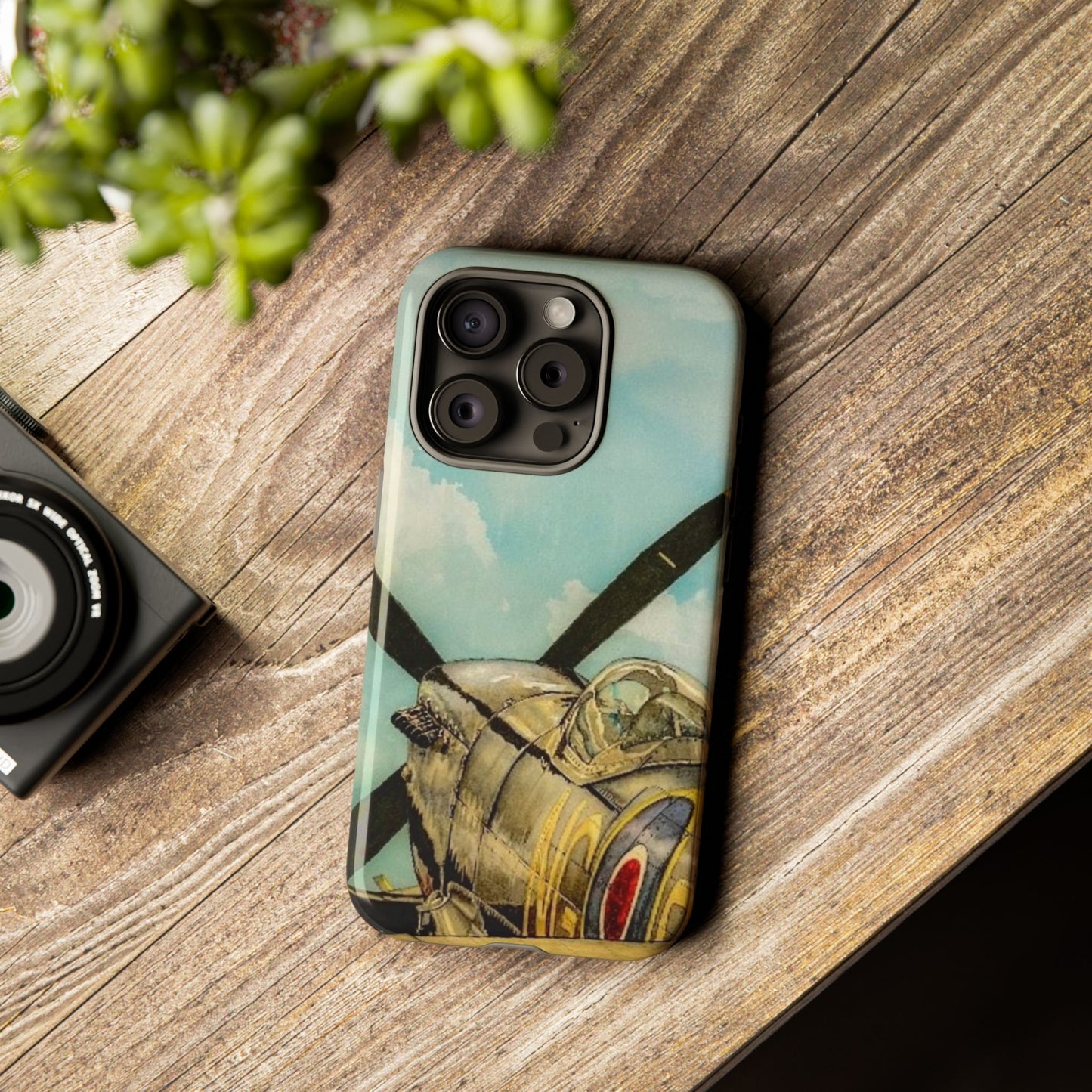 Vintage Airplane Tough Case - Durable Phone Cover for Aviation Enthusiasts - Aviation Art Print