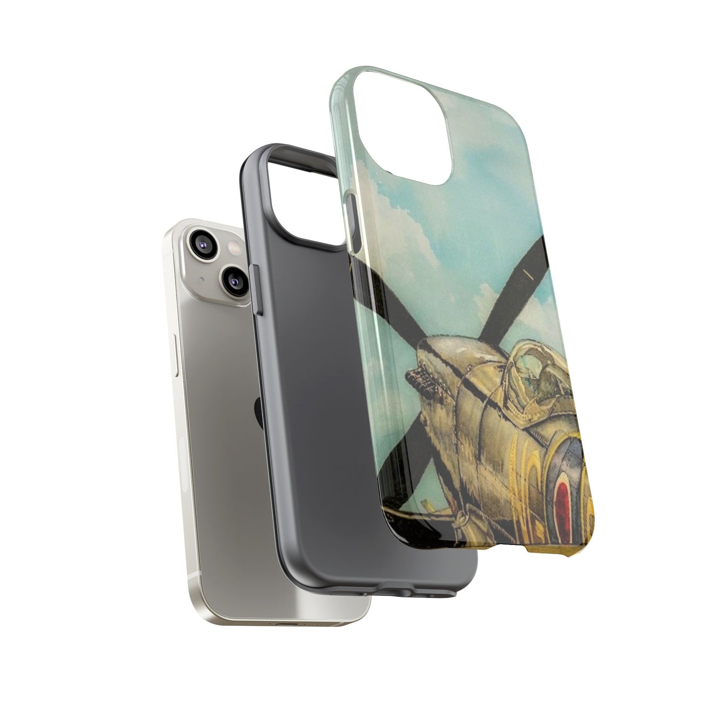 Vintage Airplane Tough Case - Durable Phone Cover for Aviation Enthusiasts - Aviation Art Print