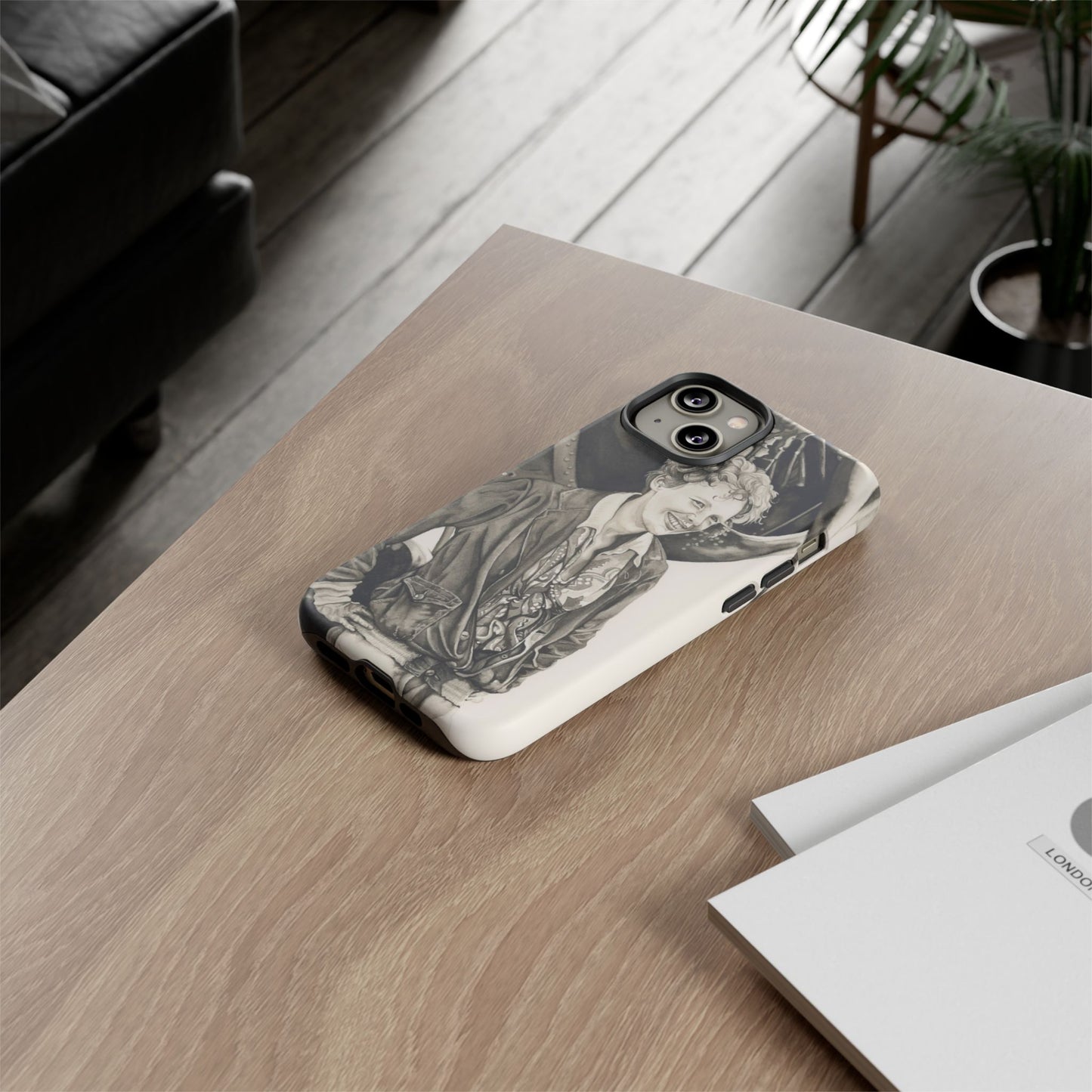 Adventure Spirit Phone Case with Vintage Pilot Design - Watercolor Art by Sarah Whyte