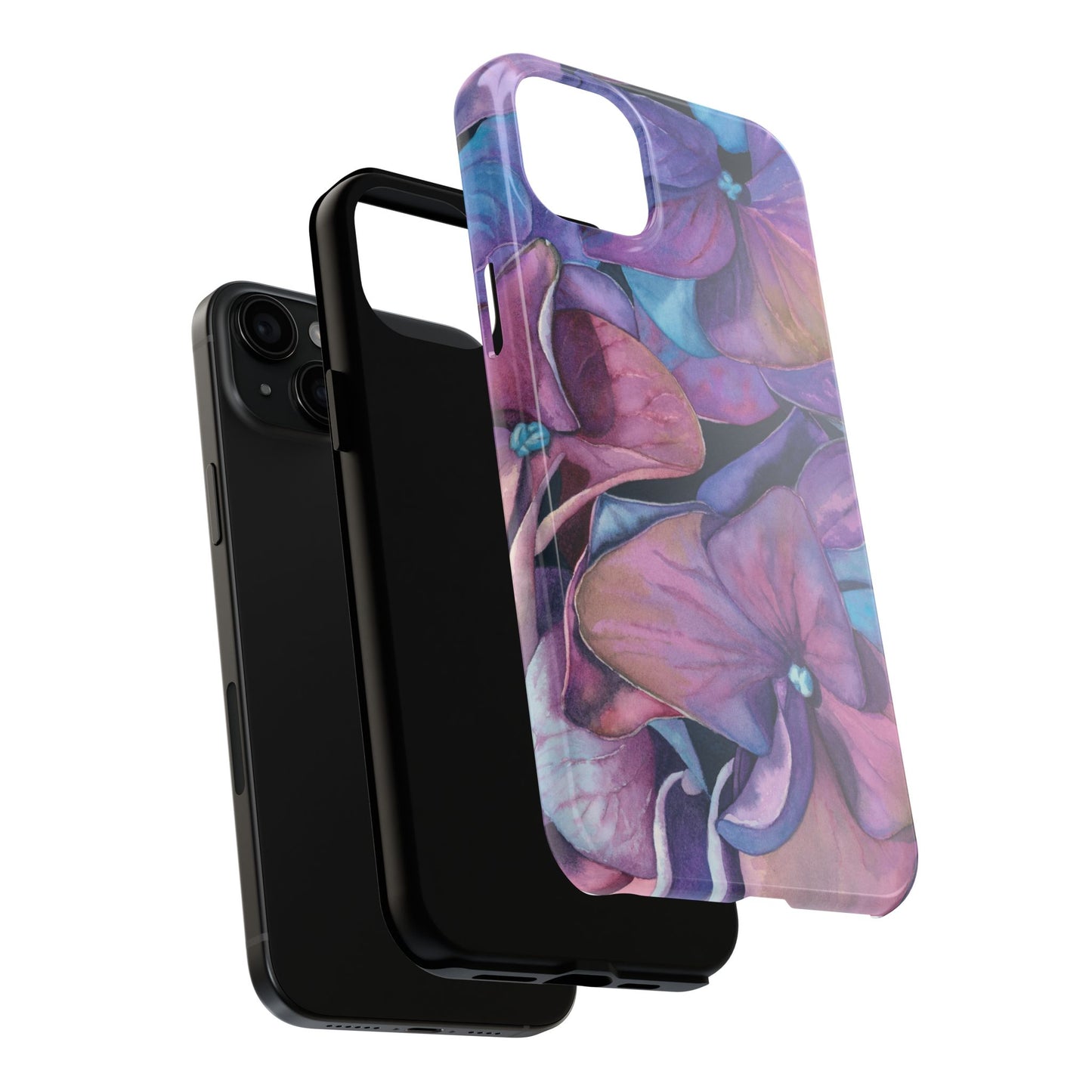 Floral Tough Phone Case - Stylish Protection for Nature Lovers - Floral Watercolor Print