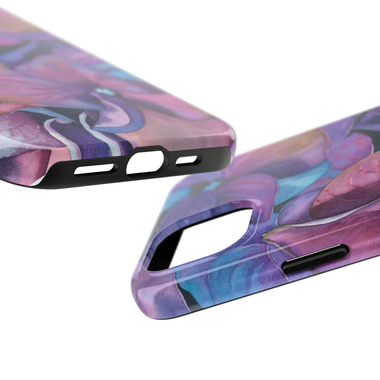 Floral Tough Phone Case - Stylish Protection for Nature Lovers - Floral Watercolor Print