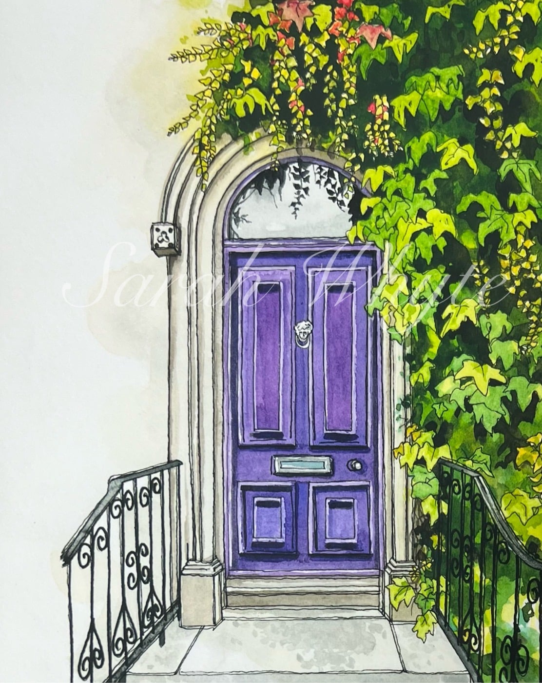 Door to Destiny - Watercolor Art by Sarah Whyte