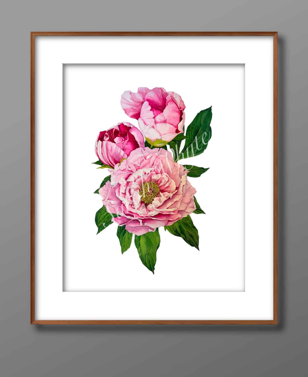 A Fresh Bunch Print - Watercolor Art by Sarah Whyte