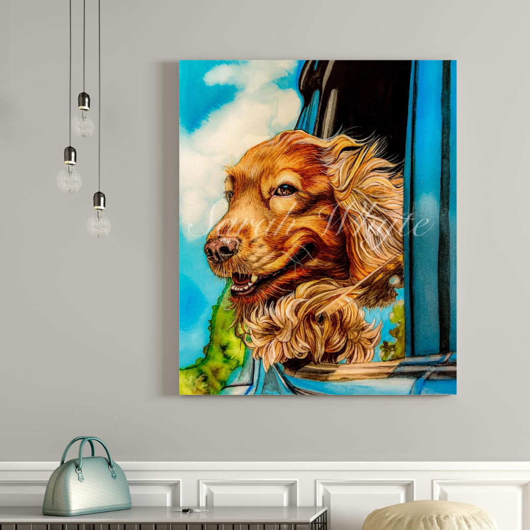 Good Boi Print - Watercolor Art by Sarah Whyte