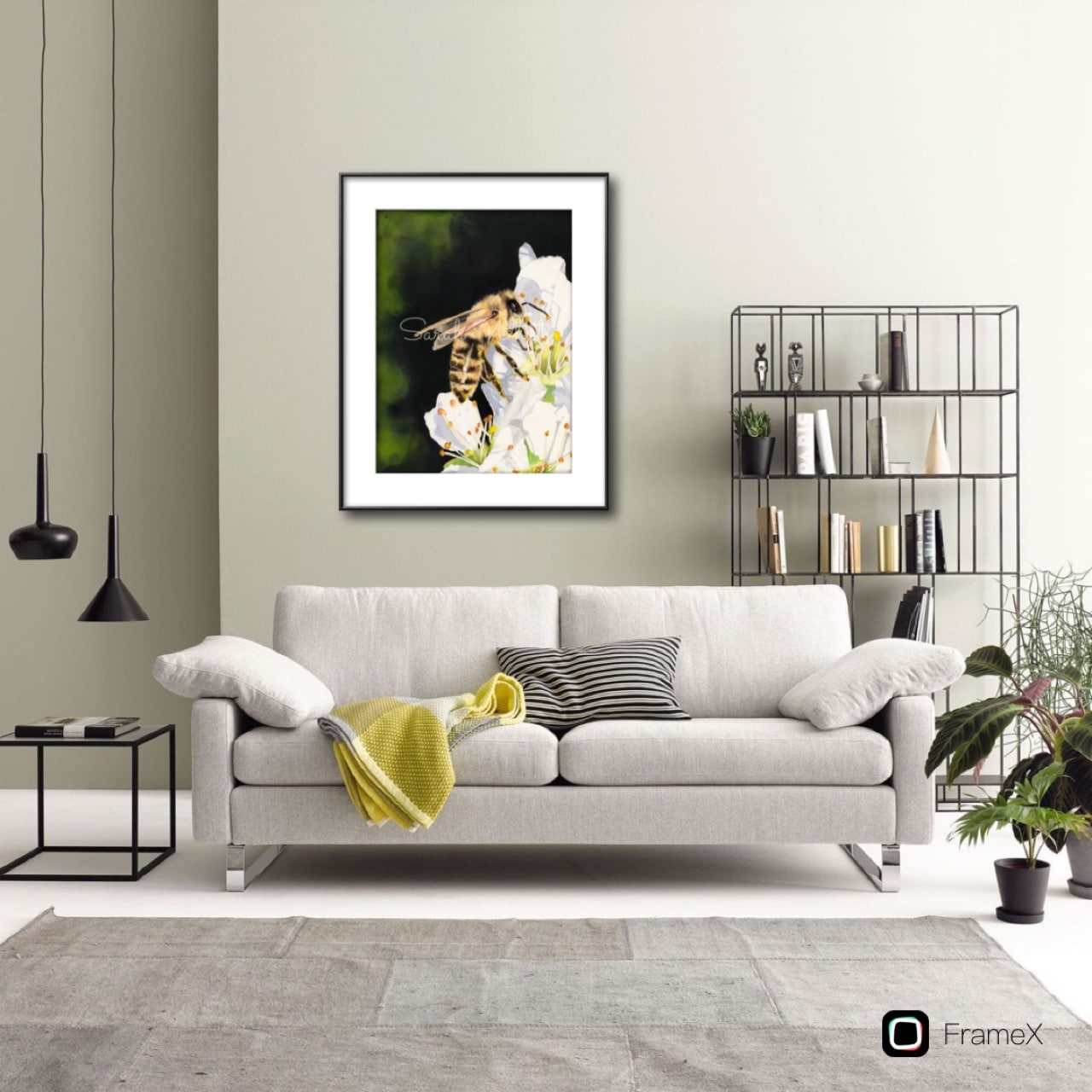 Pollen Party Print - Watercolor Art by Sarah Whyte