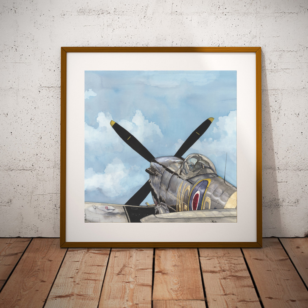 Supermarine Spitfire Print - Aviation Art Print