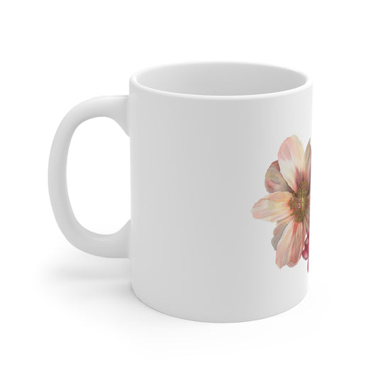 Floral Delight Mug - 11oz Coffee Cup for Nature Lovers - Floral Watercolor Print