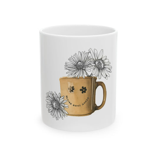 Ceramic Mug, (11oz, 15oz) - Watercolor Art by Sarah Whyte