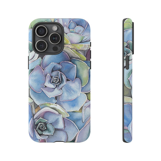 Floral Phone Case - Succulent Design for Nature Lovers - Floral Watercolor Print