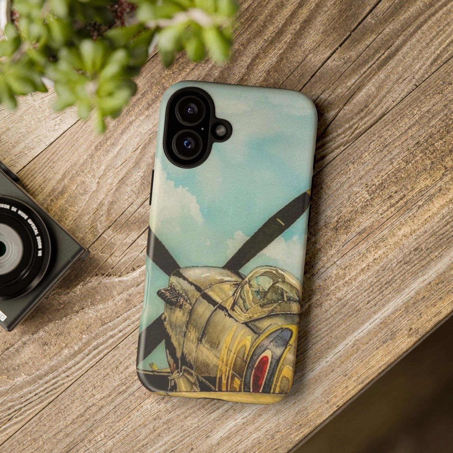 Vintage Airplane Tough Case - Durable Phone Cover for Aviation Enthusiasts - Aviation Art Print