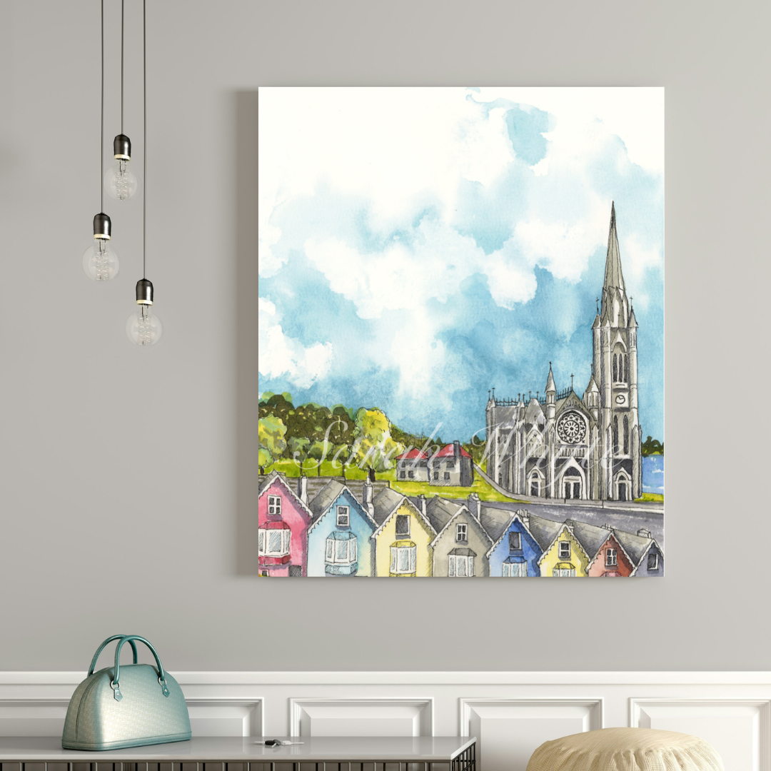 Cobh Color Print - Watercolor Art by Sarah Whyte