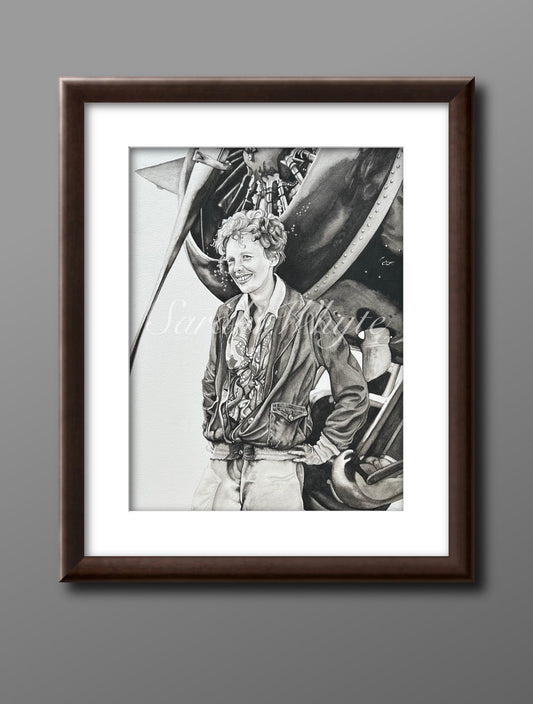 Fly Girl Print - Watercolor Art by Sarah Whyte