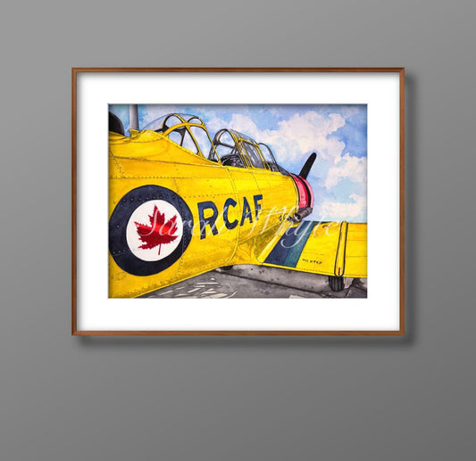 North American Harvard Mk. IV Print - Aviation Art Print
