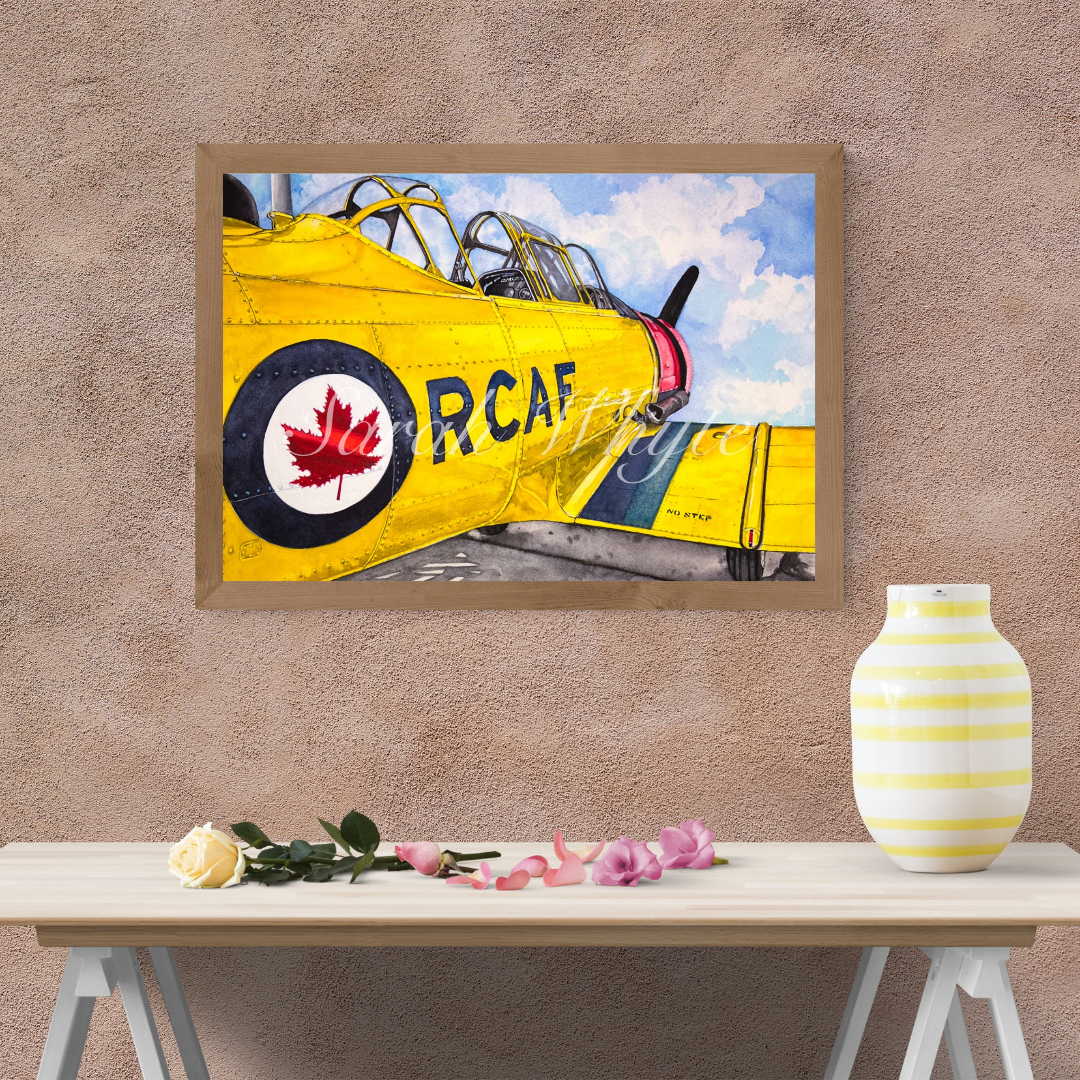 North American Harvard Mk. IV Print - Aviation Art Print