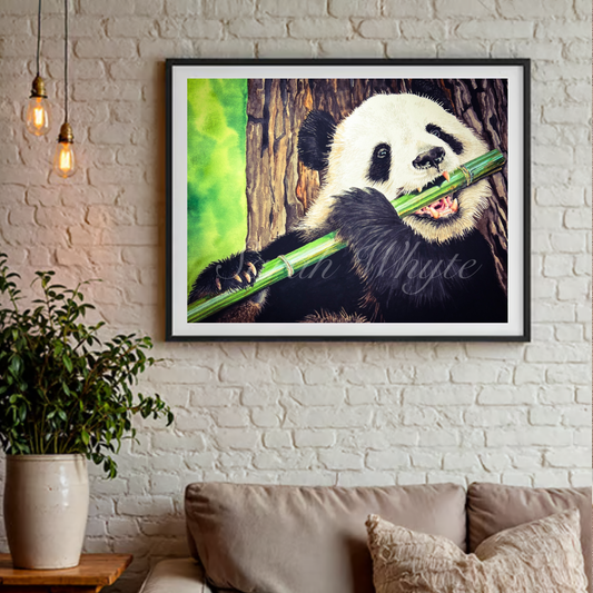 Panda Print - Wildlife Watercolor Print