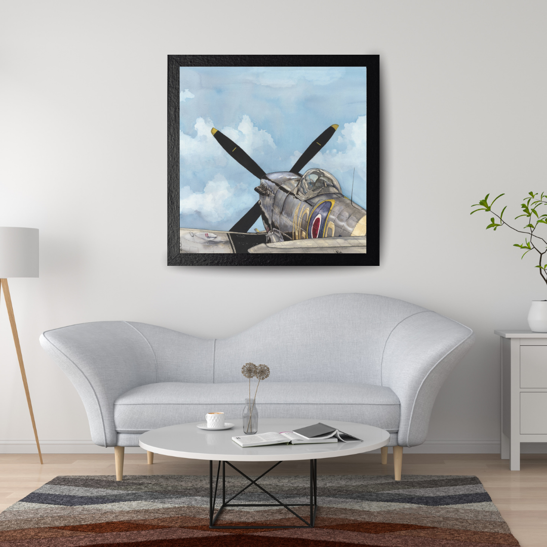 Supermarine Spitfire Print - Aviation Art Print